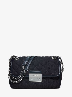 michael kors denim sloan bag