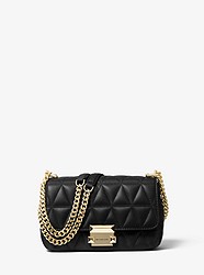 Sloan Small Quilted-Leather Crossbody - BLACK - 30S7GSLL1L