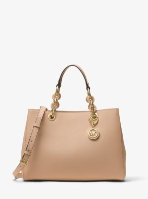 michael kors cynthia medium saffiano leather satchel