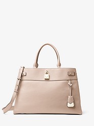 Gramercy Large Leather Satchel - SOFT PINK - 30S8GG7S3L