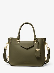 Blakely Leather Satchel - OLIVE - 30S8GZLM6L