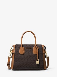 Mercer Small Logo Belted Satchel - BROWN - 30S9GM9S1B