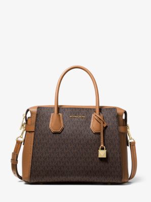Sacoche Mercer à ceinture de taille moyenne avec logo - MARRON(MARRON) - Michael Kors