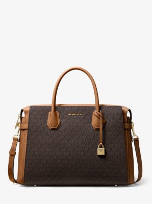 Grande sacoche Mercer à ceinture avec logo - MARRON(MARRON) - Michael Kors