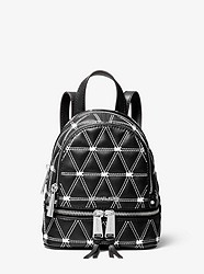 Rhea Mini Quilted Leather Backpack - BLACK - 30S9SEZB1T