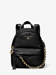 Slater Extra-Small Pebbled Leather Convertible Backpack - BLACK - 30T0G04B0L
