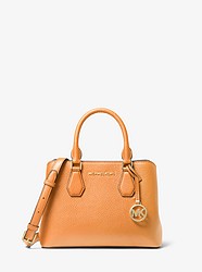 Camille Small Pebbled Leather Satchel - CIDER - 30T0GCAS1L