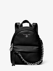 Slater Extra-Small Pebbled Leather Convertible Backpack - BLACK - 30T0S04B0L