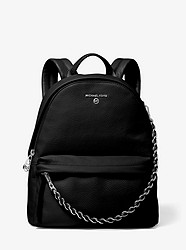 Slater Medium Pebbled Leather Backpack - BLACK - 30T0S04B1L