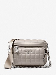 Slater Medium Quilted Leather Sling Pack - PEARL GREY - 30T1S04M6L