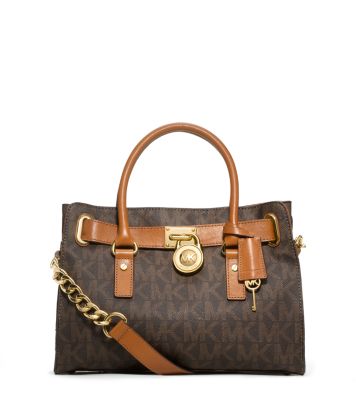 Hamilton Medium Logo Satchel by Michael Kors
