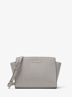 Selma Medium Saffiano Leather Messenger by Michael Kors