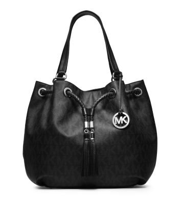 Jet Set Item Logo Large Gathered Tote by Michael Kors