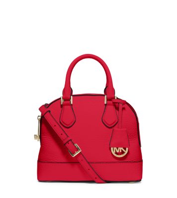 Smythe Small Pebbled-Leather Satchel by Michael Kors