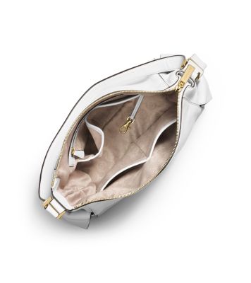 Marly Large Leather Shoulder Bag by Michael Kors