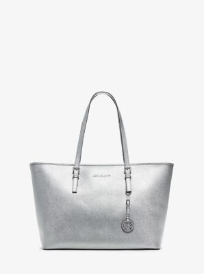 michael kors jet set metallic tote