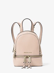 Rhea Mini Leather Backpack - SOFT PINK - 30T6GEZB1L