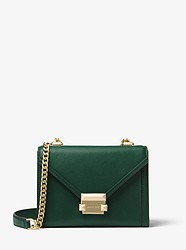 Whitney Small Leather Convertible Shoulder Bag - RACING GREEN - 30T8GXILIL