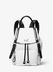 Beacon Small Nylon Backpack - OPTIC WHITE/BLK - 30T8SD9B1C