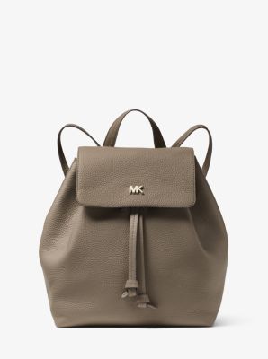 michael michael kors junie medium pebbled leather backpack