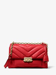Cece Medium Quilted Leather Convertible Shoulder Bag - BRIGHT RED - 30T9G0EL8L