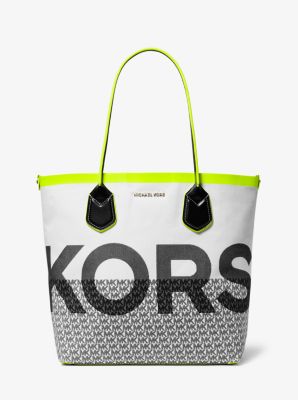 neon pink michael kors purse