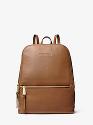 Toby Medium Pebbled Leather Backpack - LUGGAGE - 30T9GOYB2L