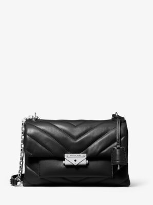 Sac porté épaule Cece convertible de taille moyenne en cuir matelassé - NOIR(NOIR) - Michael Kors
