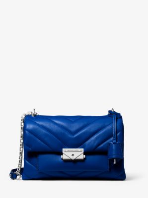 Sac porté épaule Cece convertible de taille moyenne en cuir matelassé - SAPHIR(BLEU) - Michael Kors