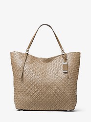 Hutton Large Woven-Leather Tote - ELEPHANT - 31H6PHTT6L