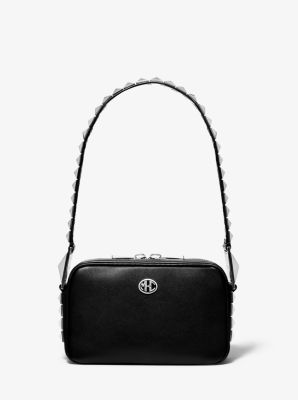 Sac Monogramme pour appareil photo en cuir clouté - NOIR(NOIR) - Michael Kors