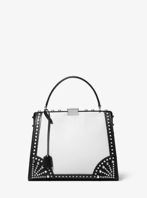 Sac à main Simone en cuir bicolore - BLANC OPTIQUE(BLANC) - Michael Kors