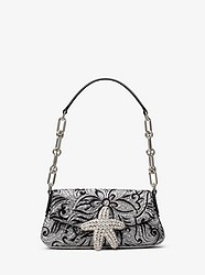 Amalfi Mini Floral Brocade Shoulder Bag - SILVER/BLACK - 31R9TAML2Q