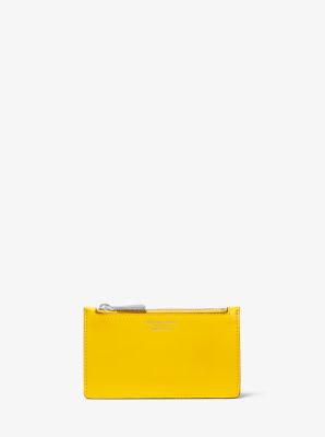 Petit porte-cartes en cuir - CITRON(JAUNE) - Michael Kors