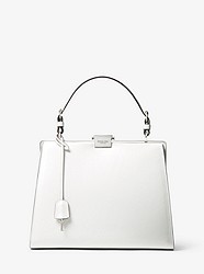 Simone Calf Leather Top-Handle Bag - OPTIC WHITE - 31T8NSMS5L