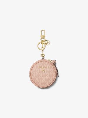 ryste farligt Krydderi Michael Kors Small Logo Coin Keychain In Pink | ModeSens
