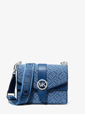 Cross body bags Michael Kors - Greenwich smal bag in blue and