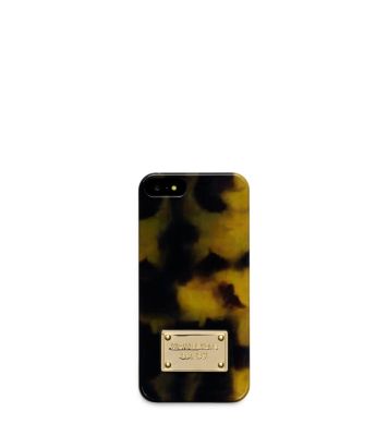 Tortoise Acetate Smartphone Case by Michael Kors