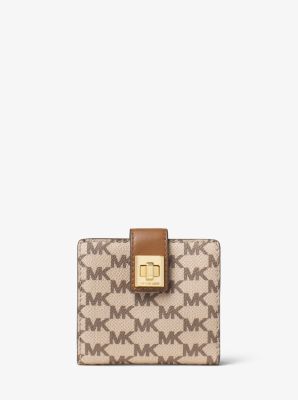 michael kors bedford wallet gold