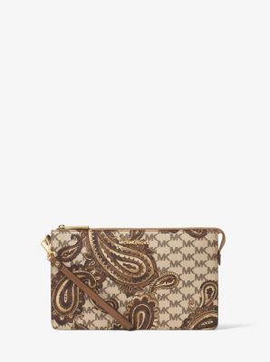 brands like michael kors michael kors gold clutch