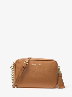 Sac à bandoulière Ginny en cuir - NOISETTE1(MARRON) - Michael Kors