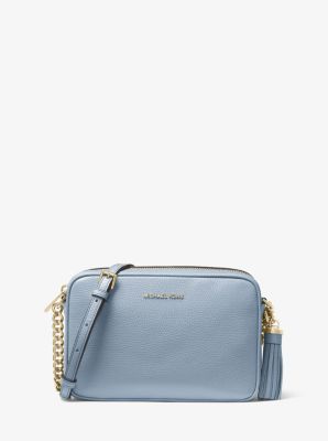 Sac à bandoulière Ginny en cuir - BLEU PÂLE(BLEU) - Michael Kors