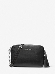 Ginny Leather Crossbody Bag - BLACK - 32F7SGNM8L
