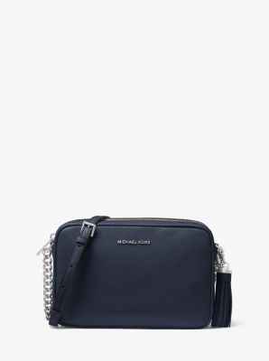 Sac à bandoulière Ginny en cuir - BLEU AMIRAL(BLEU) - Michael Kors