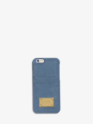 Saffiano Leather Pocket Smartphone Case by Michael Kors