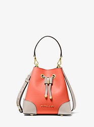 Mercer Gallery Extra-Small Color-Block Pebbled Leather Crossbody Bag - PNKGRPFT MLT - 32S0GZ5C0T