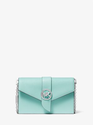 MK Medium Leather Convertible Crossbody Bag - Fair Aqua - Michael Kors |  ricciano AUSTRALIA
