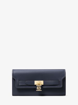 Michael kors shop hamilton wallet blue