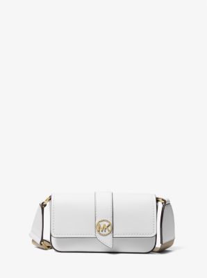 MK Greenwich Extra-Small Saffiano Leather Sling Crossbody Bag - Optic White - Michael Kors product