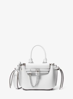 Michael Kors Hamilton Legacy Extra-small Leather Belted Satchel In 